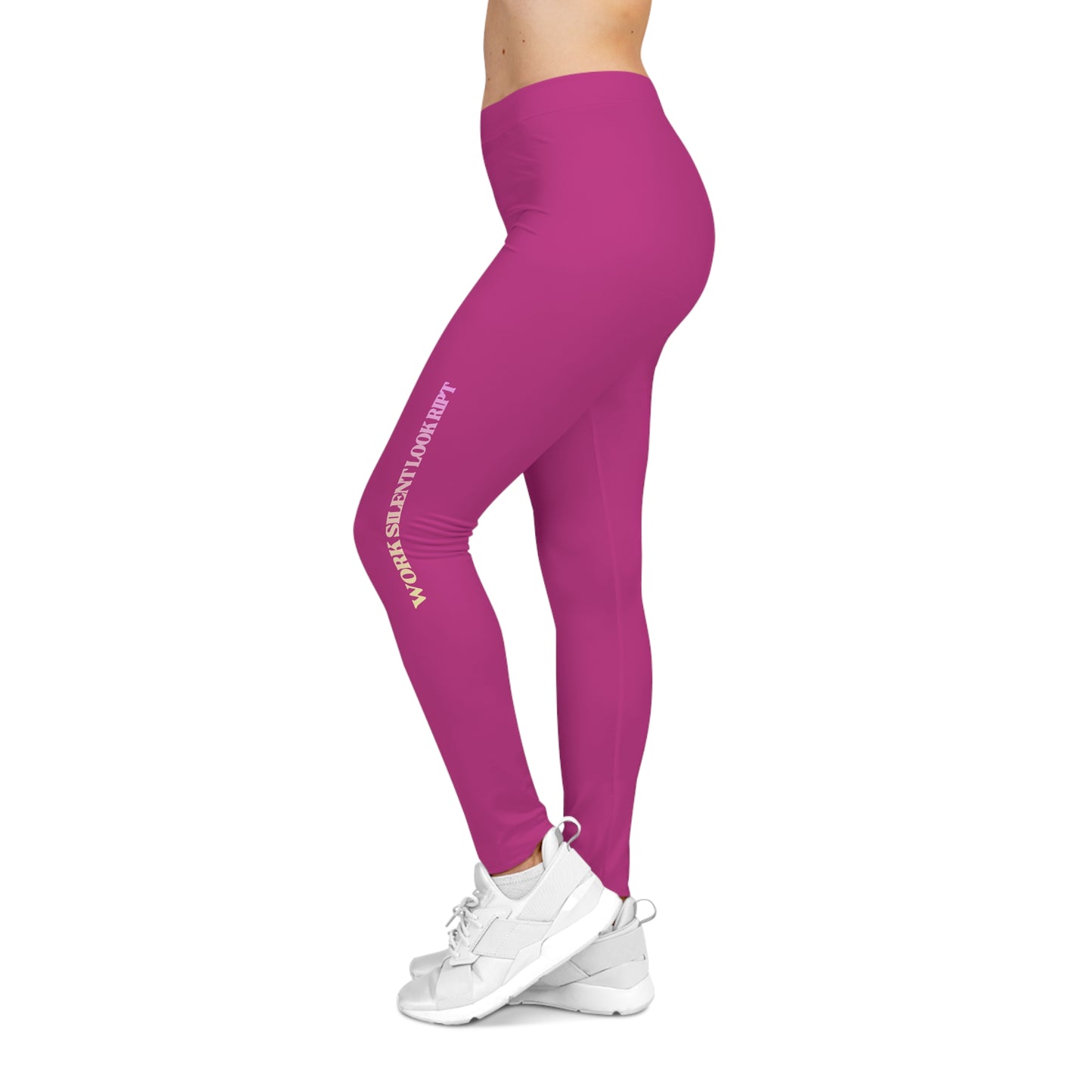 Pink Graphic Women's Leggings Pink Ript Wear