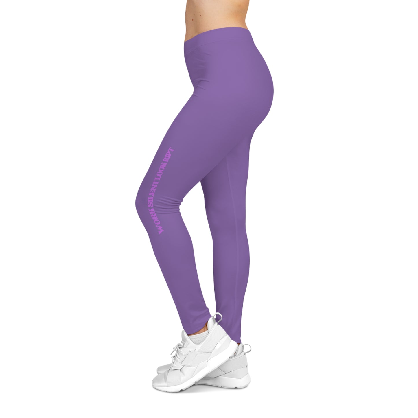 Light Purple Graphic Women's Leggings Purple Ript Wear