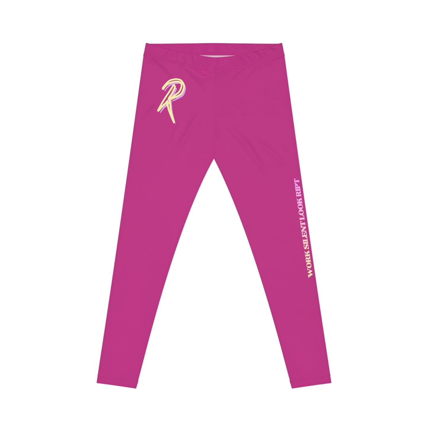 Pink Graphic Women's Leggings Pink Ript Wear