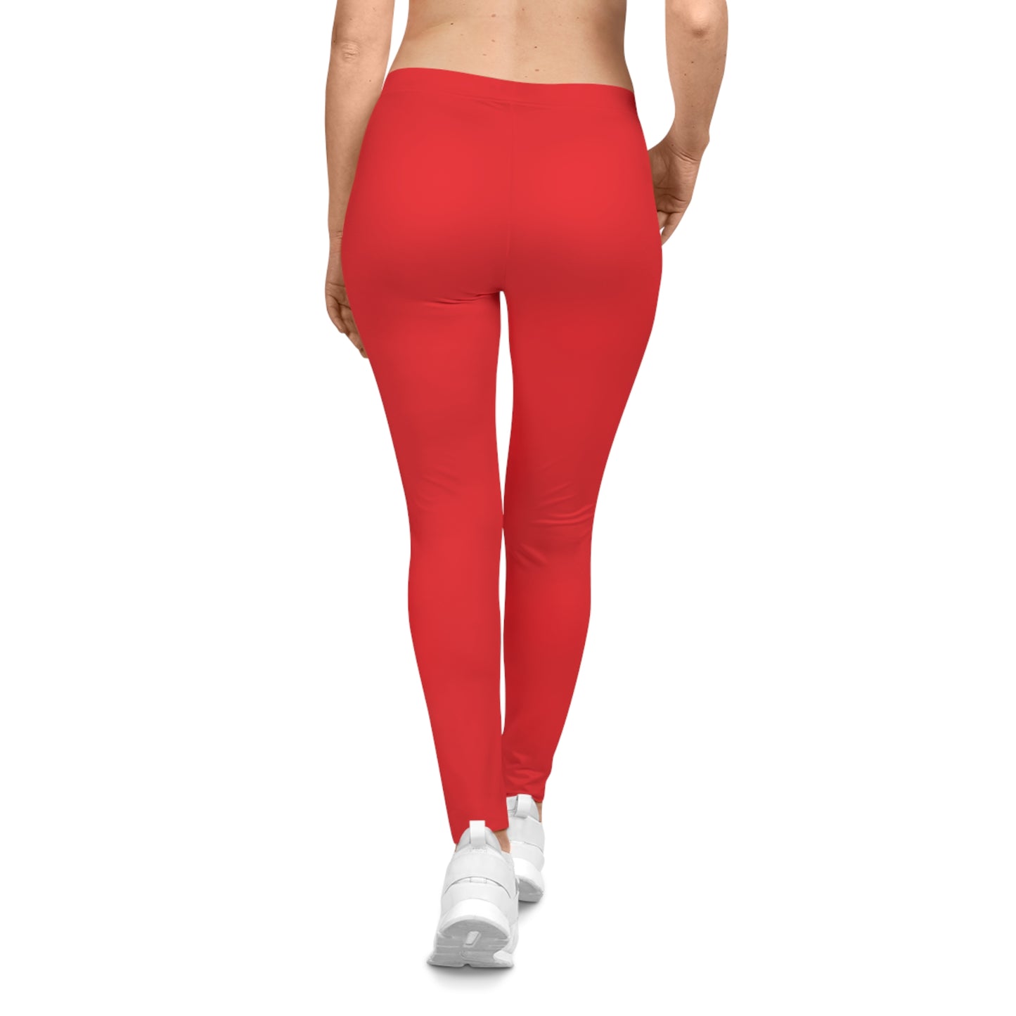 Red Graphic Women's Leggings  Black Ript Wear