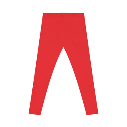 Red Graphic Women's Leggings  Black Ript Wear