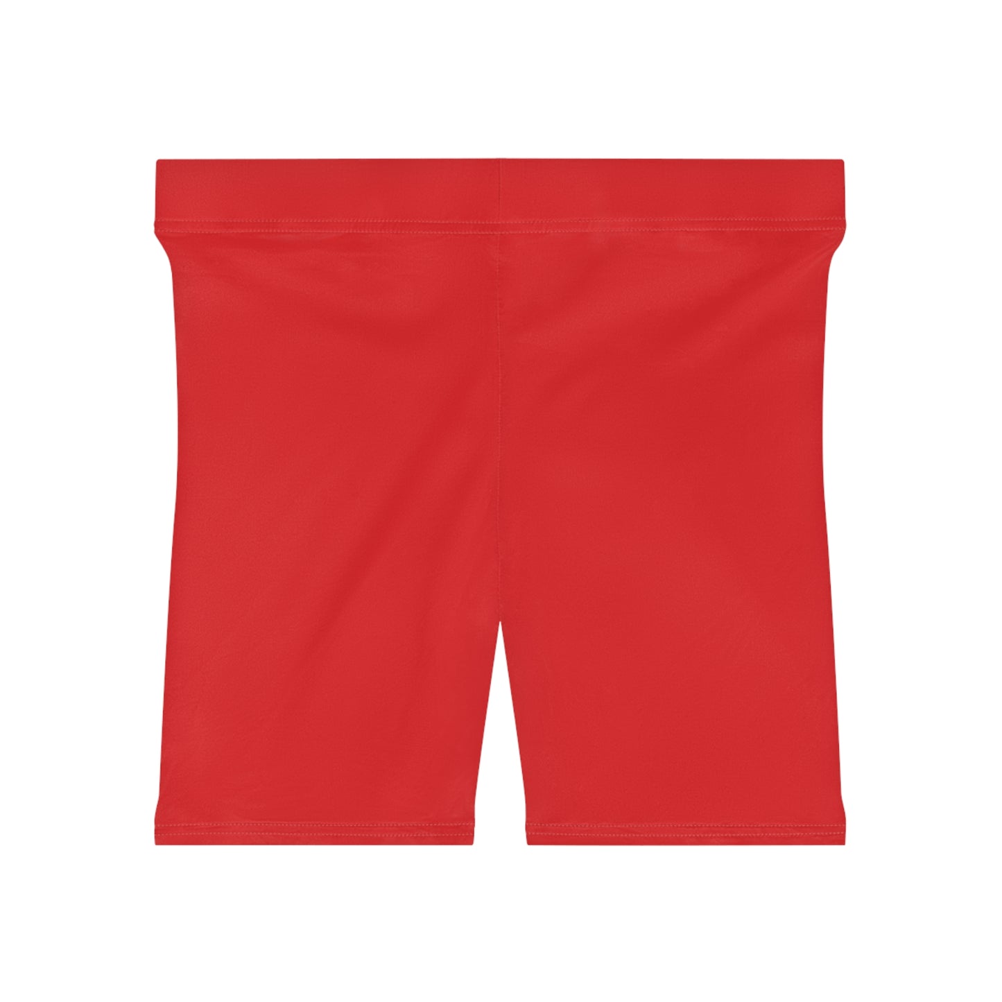 Red Ript Wear Women's Brown Biker Shorts — 'RIPT WEAR' Logo Athletic Shorts