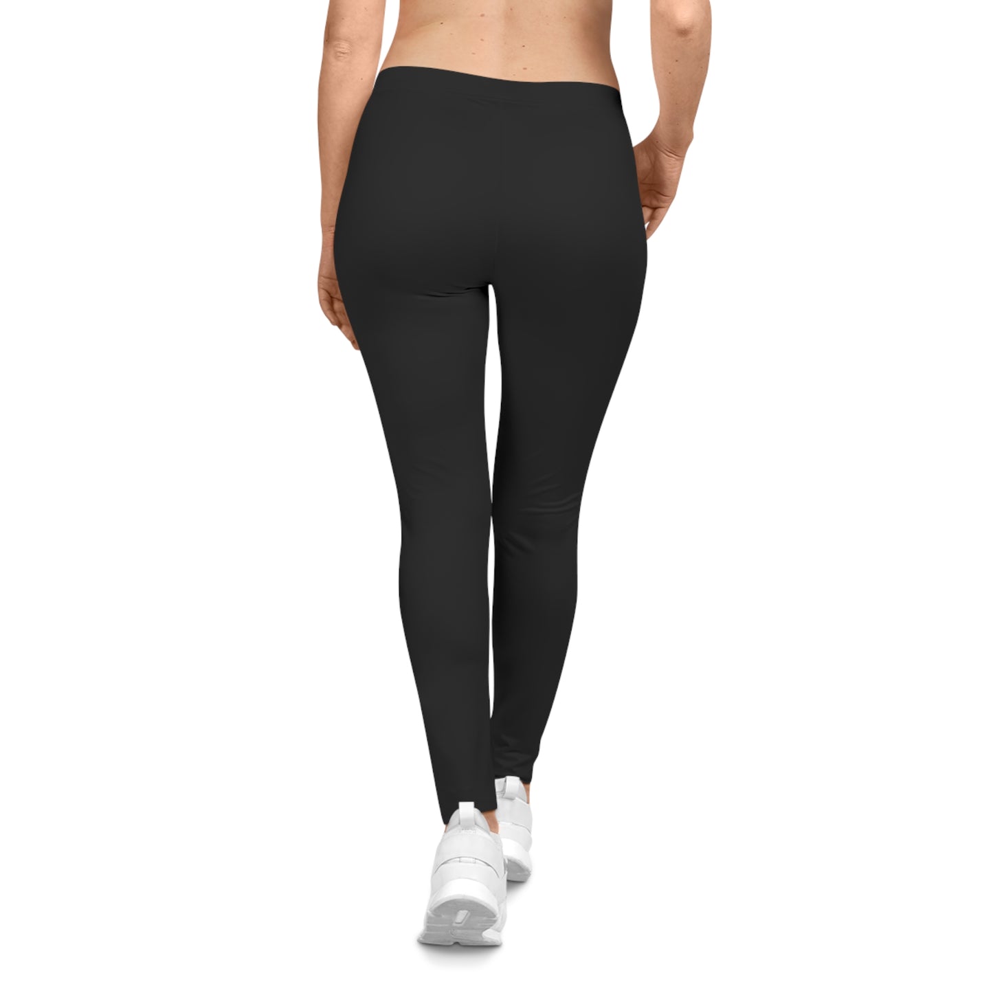 Black Graphic Women's Leggings Red Ript Wear